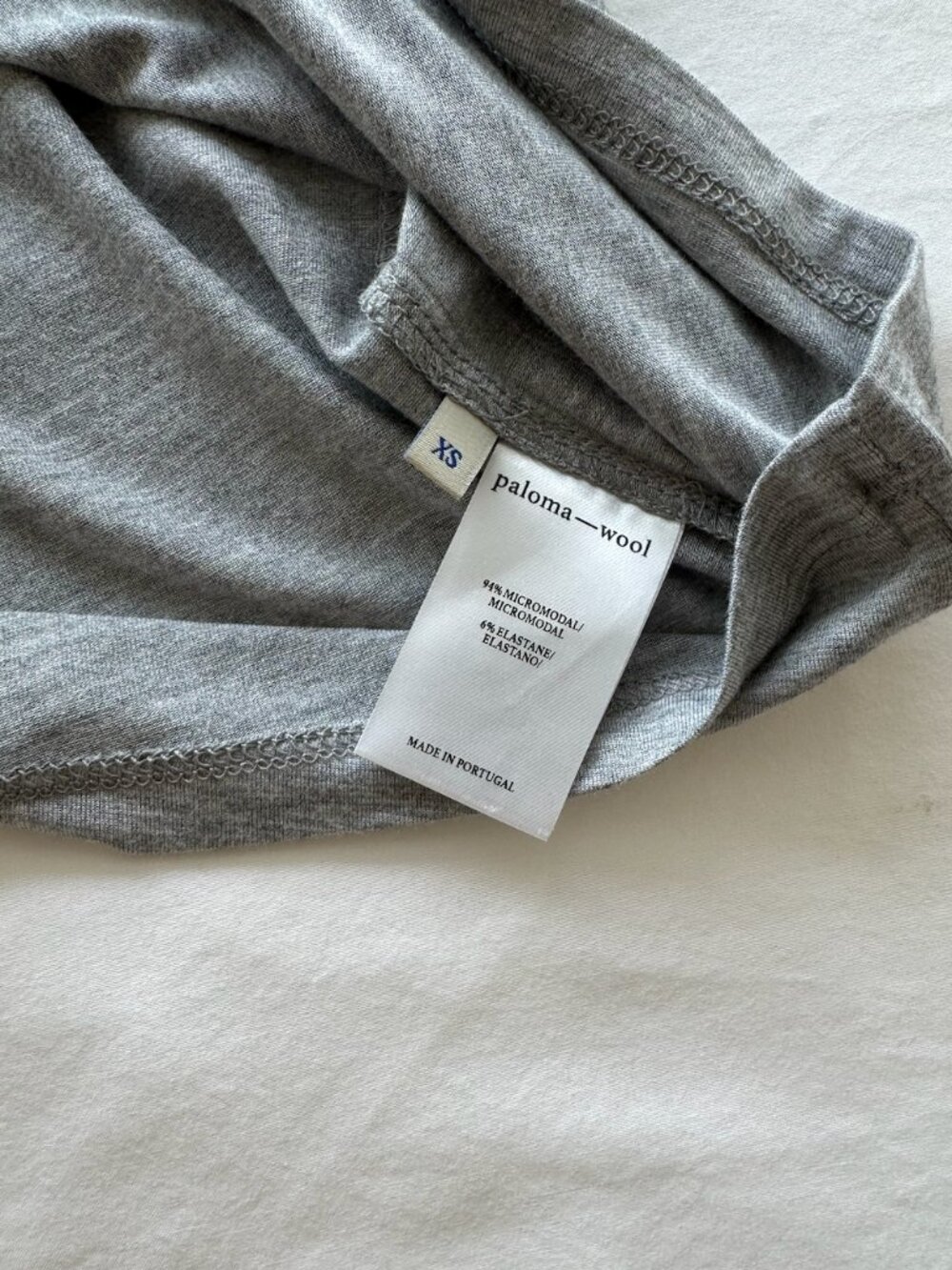Gray paloma wool halter neck wool tank top with tie excellen con - Picture 4 of 4
